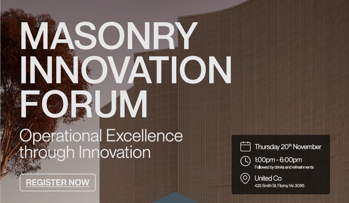 Masonry Innovation Forum Melbourne