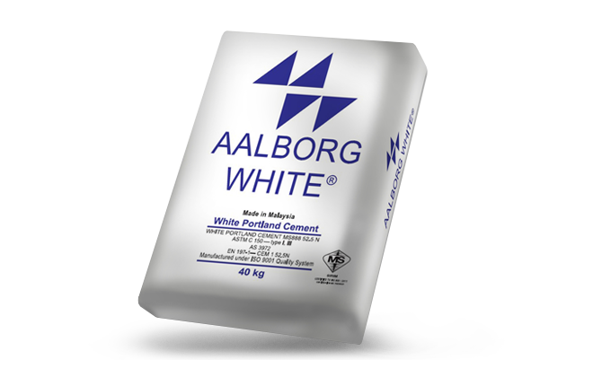 Aalborg White® CEM I 52,5N (MADE IN MALAYSIA) Aalborg White® CEM I 52,5N (MADE IN MALAYSIA)