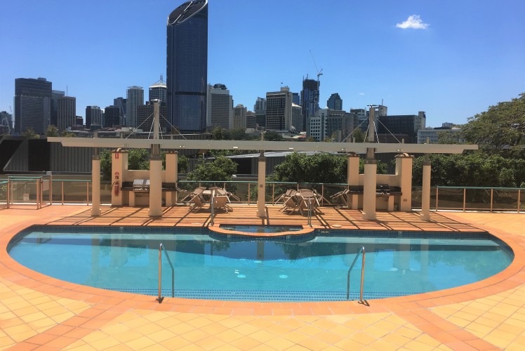 Park Avenue in Southbank, Brisbane, Installer: Just Swimming Pool Renovations