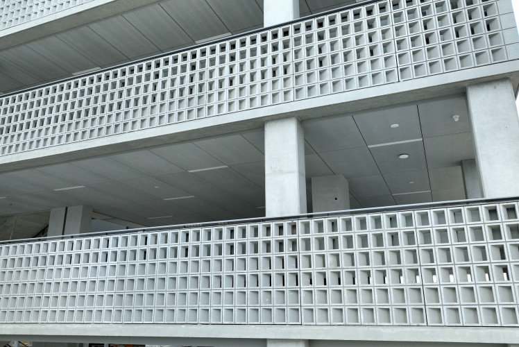 南京师范大学附属中学GRC幕墙-阿尔博白水泥