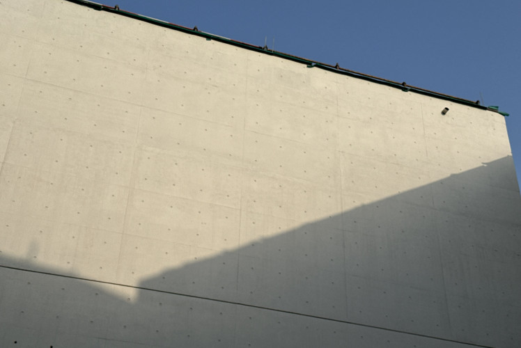 Coastal white concrete complex